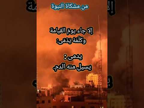 ما من مكلوم يكلم في سبيل الله الا جاء يوم القيامه وكلمه يدمى اللون لون دم والريح ريح مسك