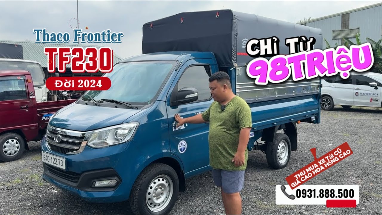 🔥Bán Xe Tải Cũ TACO FRONTIER TF230 Đời 2024 – Chạy 10.000km, Xe Đẹp Bao Ring, GIÁ RẺ NHẤT Thị Trường