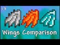 All Wings Comparison and Tier List - Terraria 1.3