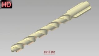 Drill Bit (Video Tutorial) Autodesk Inventor