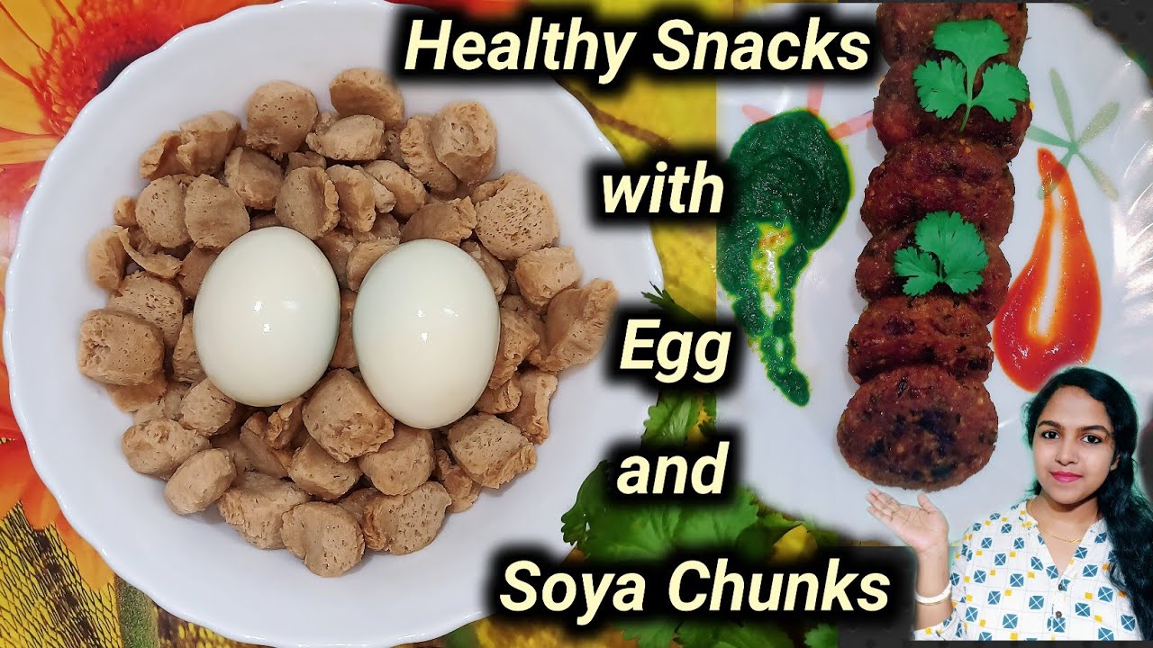 Helthy Snack Recipe with Egg and Soya Chunks | High Protein Snack Recipe | Hindi Cooking Channel |