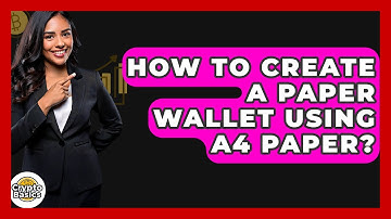 How to Create a Paper Wallet Using A4 Paper? - CryptoBasics360.com