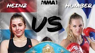 ไฟต์หยุดโลก มารีไฮนซ์ปะทะจูดี้ชิงแชมป์มวยไทยโคตรมันส์ Marie Heinz vs Judy Humber
