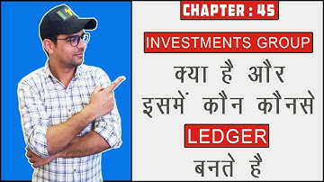 45 : Investment Group in Tally