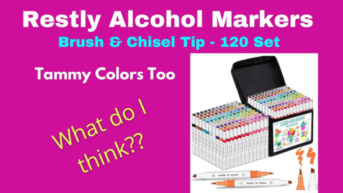 I bought 120 alcohol markers for $26 !!  Honest review of Dabo & Shobo  Markers 