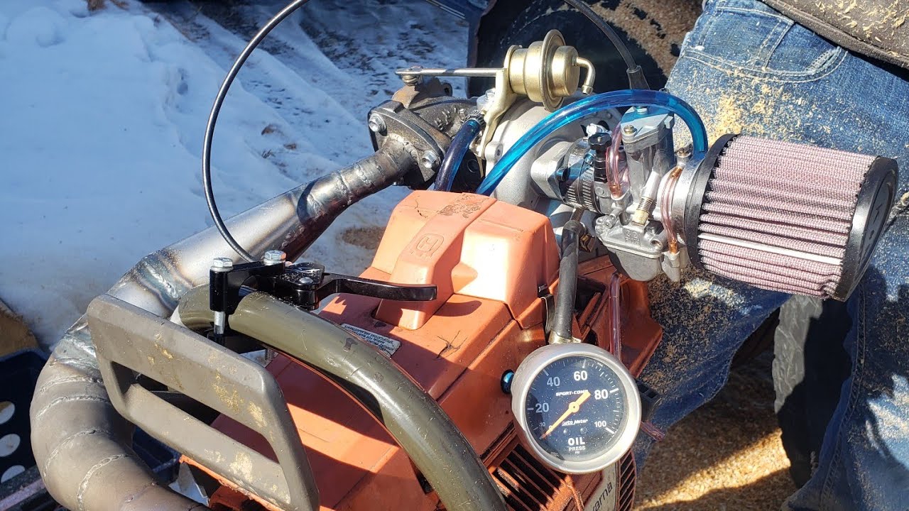 I put a turbo on my chain saw! Husqvarna 394xp Rocky Mountain turboed