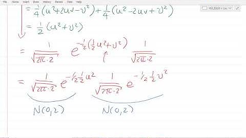 451 F20 Lecture 20 - More Bivariate Transformations