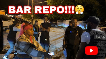 Caught her lacking at the BAR!!!