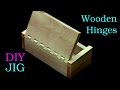 How to make a box with wooden hinges only with a table saw