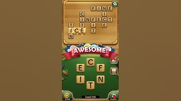 Word Blocks Level 158 Answers with Bonus Words