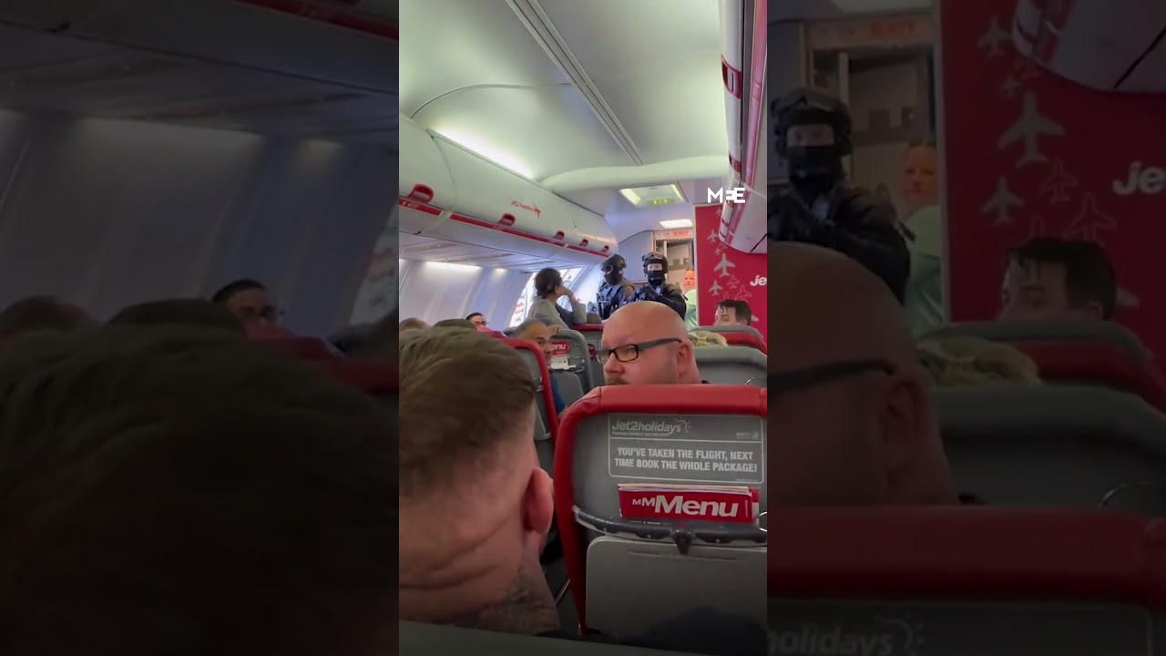 Bomb alert at East Midlands Airport sees armed police detain man from plane