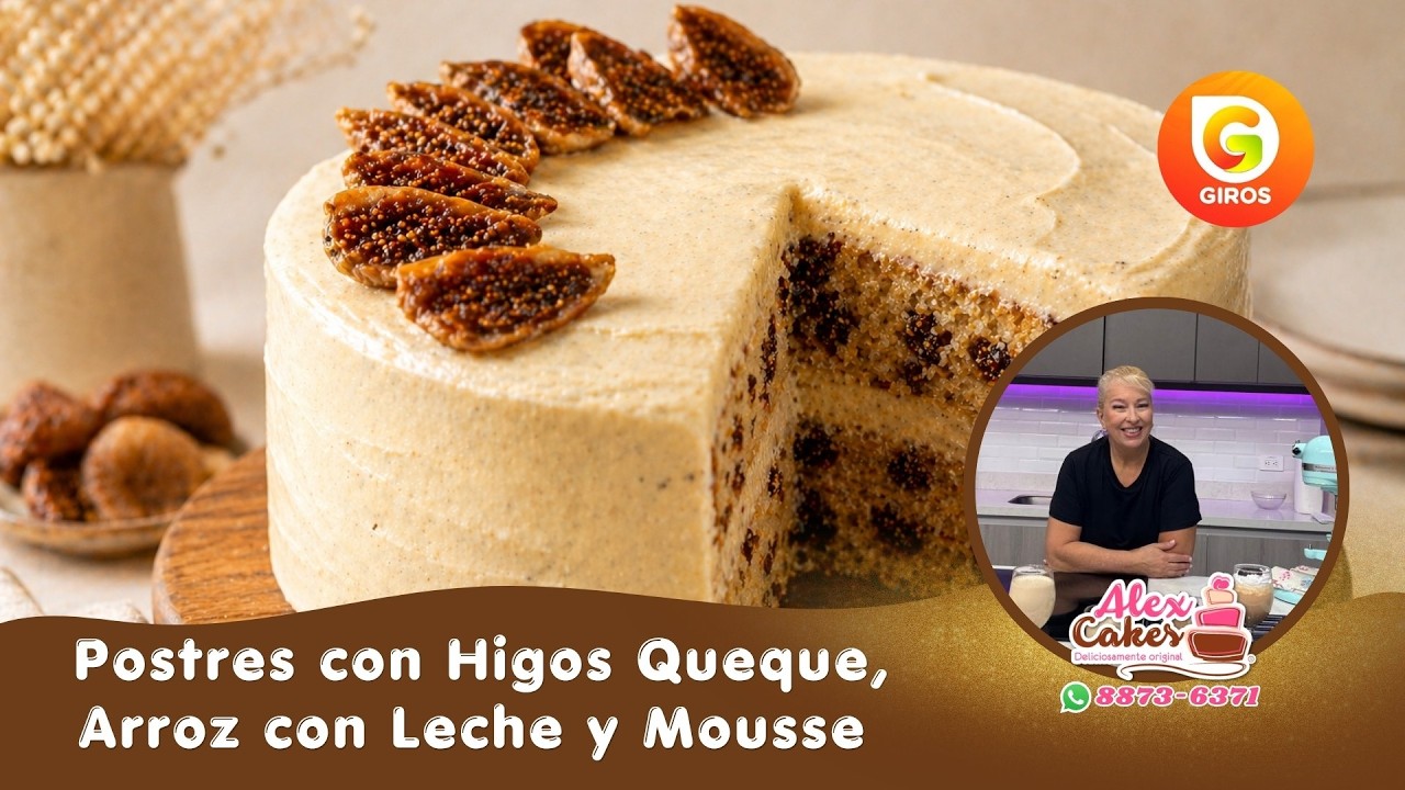 Postres con Higos 🍇  Queque, Arroz con Leche y Mousse Irresistibles  Giros Canal 6