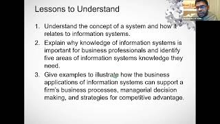Foundations of Information Systems in Business