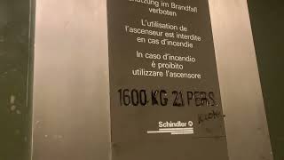1995? Schindler S-Series Hydraulik Aufzug In Einem Restaurant In Davos Promenade 63