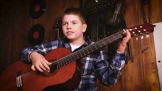 Гітара в іспанському стилі 🎸 Артур, 11 років, займається в нашій студії трохи більше півроку