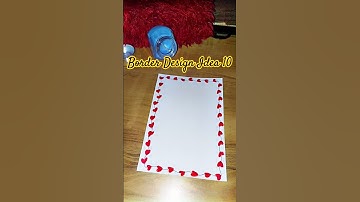 Border Design Idea 10 | Creative & Unique Border #shortsfeed #shortvideo #shorts