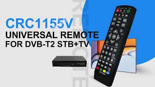 Universal Remote Control For TV, DVB-T2 Satellite Television Receiver Box/STB Set-top Box CRC1155v. screenshot 5