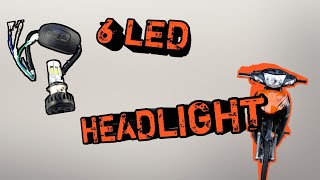 How to Install led headlight [Honda Wave 110R]