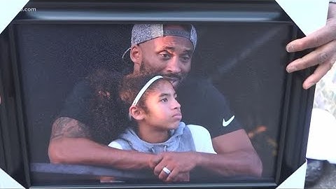 Fans celebrate the memory of Kobe and Gianna Bryant at memorial at Staples Center