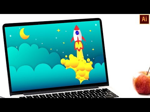 Flat Vector in adobe illustrator | Illustration Tutorial Step By Step | GraphicsDesigner