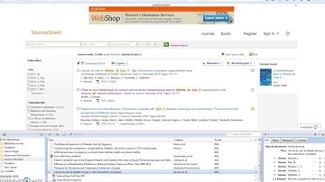 Zotero : ajouter des références à partir des bases de données : exemple avec ScienceDirect