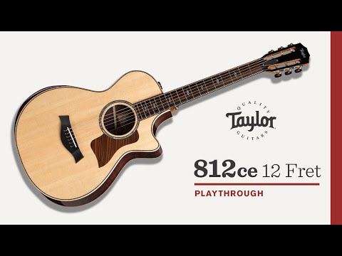 Taylor 812ce 12-Fret Deluxe Grand Concert V Class Bracing