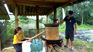 From corn kernels to fragrant bottles of wine - Corn wine production process - Lieu's return