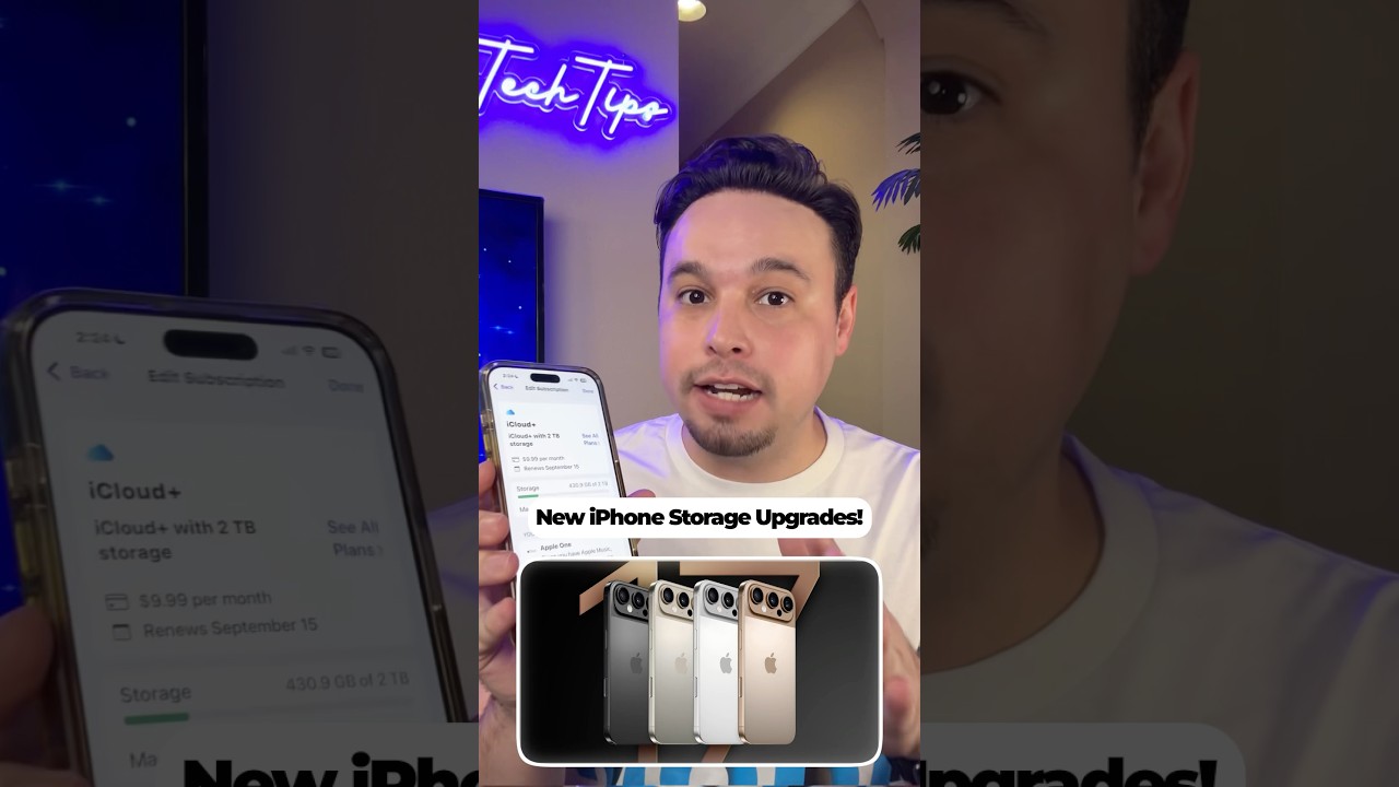 🚨 iPhone 17 Pro leak: DOUBLE the storage 😱 #iphone17 #iphone17pro #iphone17air #iphone #shorts