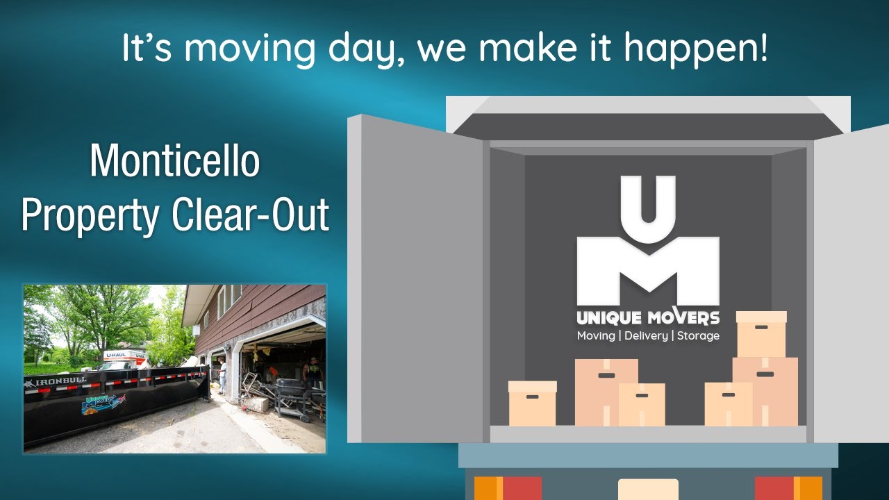 Monticello Property Clear-Out | Unique Movers