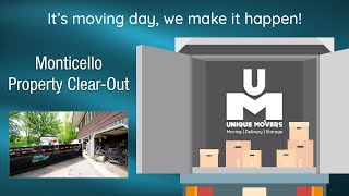 Monticello Property Clear-Out Unique Movers