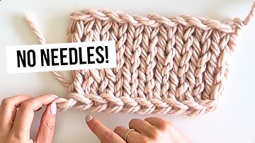 HOW DO YOU FINGER KNIT?  👉🧶🤏  A Simple Tutorial For Beginners