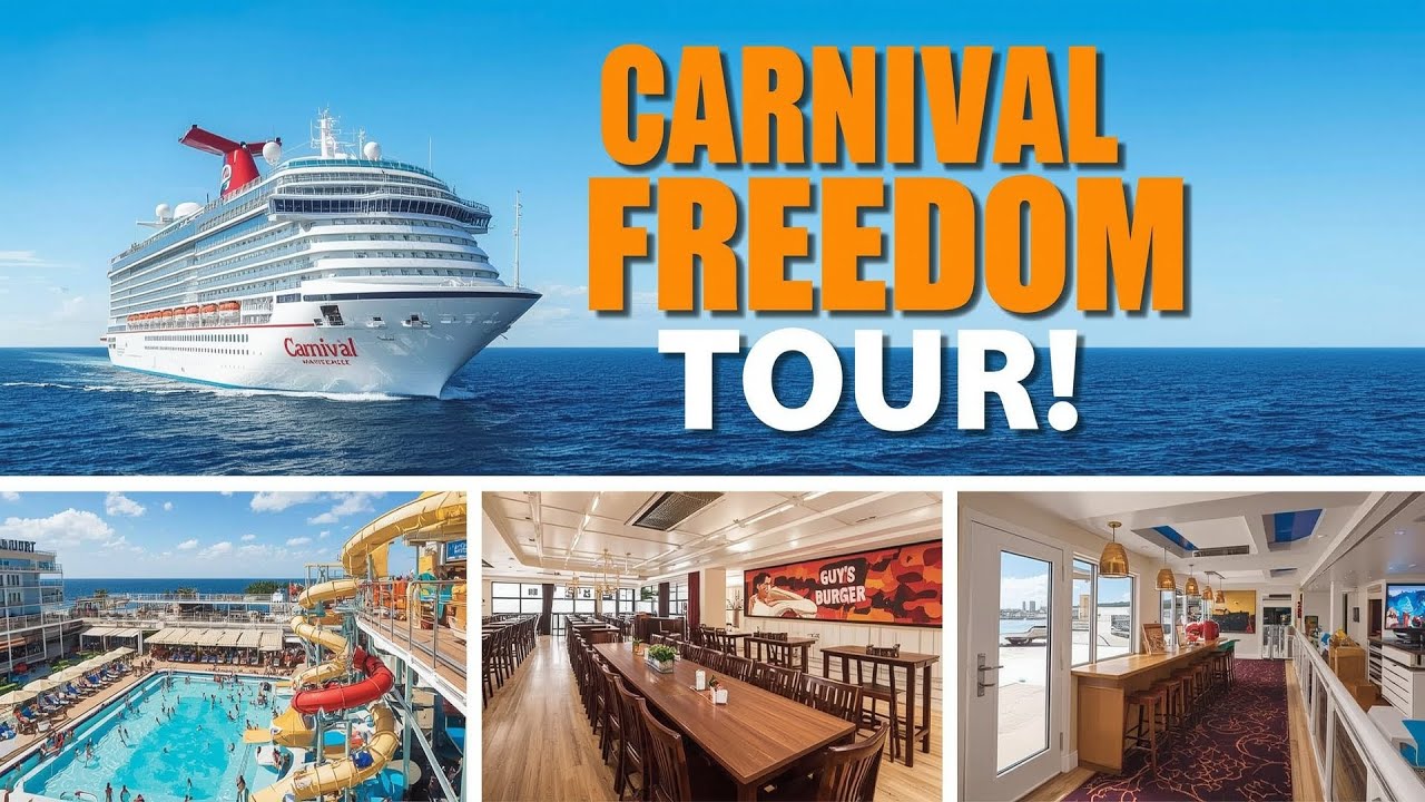 Carnival Freedom Cruise Ship | Full Cruise Experience & Highlights 2025