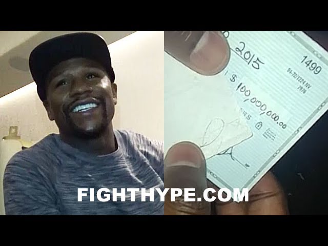 Floyd Mayweather shows off his incredible £14MILLION watch