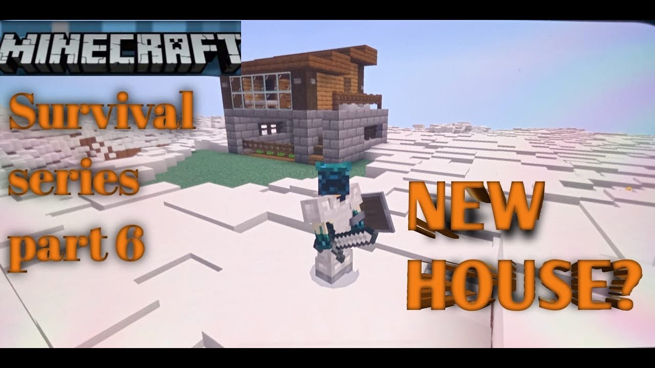 1st house in minecraft survival series/ minecraft survival series part ...