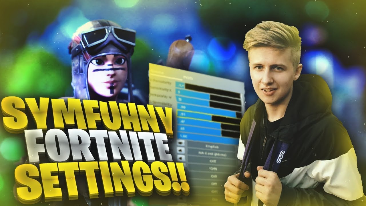 SYMFUHNY'S SEASON 7 FORTNITE SETTINGS & PC  KEYBINDS (UPDATED SETTINGS)