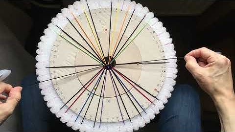 Kumihimo, flat braid rainbow chevron