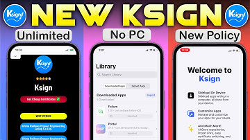 Gloednieuwe KSign op iOS 26 | IPA-bestanden installeren op iPhone en iPad (geen pc)