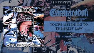 Carcharodon - The Balls Law
New album Never On Your Side of Italian death metal band Carcharodon is out on September 26th, 2026!
Release of label Satanath Records (Georgia).
Format: CD, Jewel Box (500 copies), 8-page booklet
Catalog number: SAT430
https://satanath.bandcamp.com/album/sat430-carcharodon-never-on-your-side-2026
http://satanath.com/news/item/carcharodon
http://satanath.com/releases/item/sat430
http://vk.com/satanathrecords
http://facebook.com/satanath
http://instagram.com/satanathrecords
http://x.com/satanathrecords
http://t.me/satanath
https://carcharodon.bandcamp.com
https://www.facebook.com/carcharodonband
https://www.instagram.com/carcharodon_band
https://x.com/carcharodonband
https://www.youtube.com/user/carcharodonlasfecas
#carcharodon #satanathrecords #satanath Carcharodon - The Balls Law