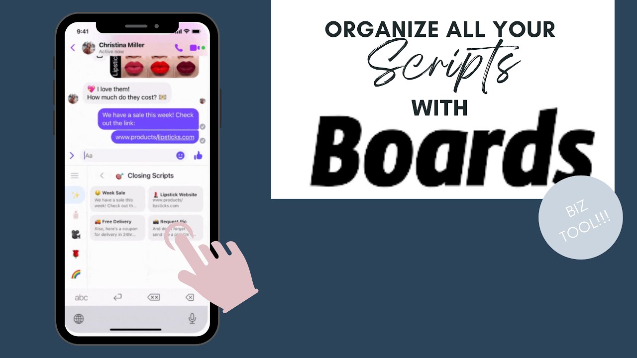 BEST tool for organizing business scripts! |Boards| Keyboard