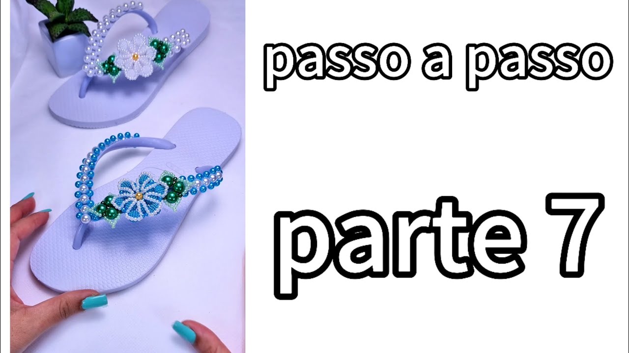 Trama de pérolas passo a passo (parte 7)