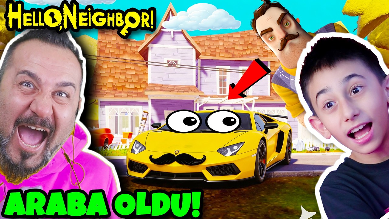 Man  Mania Hello Hello D.D 〜 MASTER KAZIM BECAME A CAR WITH A MUSTACHE! | HELLO NEIGHBOR MOD