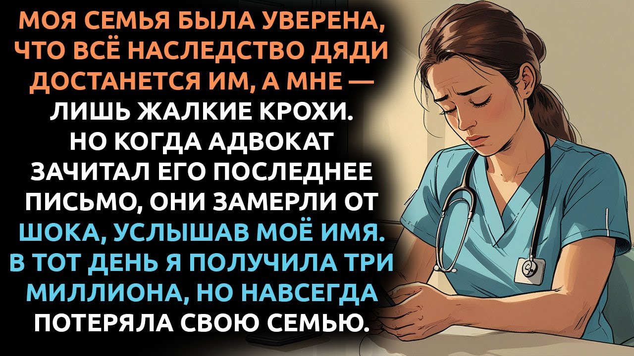 Адвокат зачитал завещание — и моя семья УВИДЕЛА во мне своего главного ВРАГА.