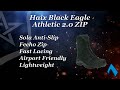 Haix black eagle athletic 20 t  high black side zipper