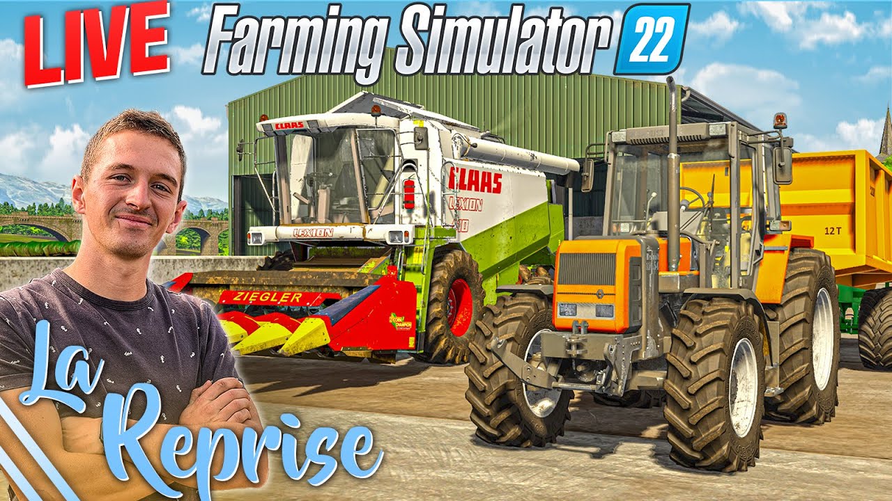 PREMIER LIVE ! On fini la moisson ! La Reprise (Live #1 )