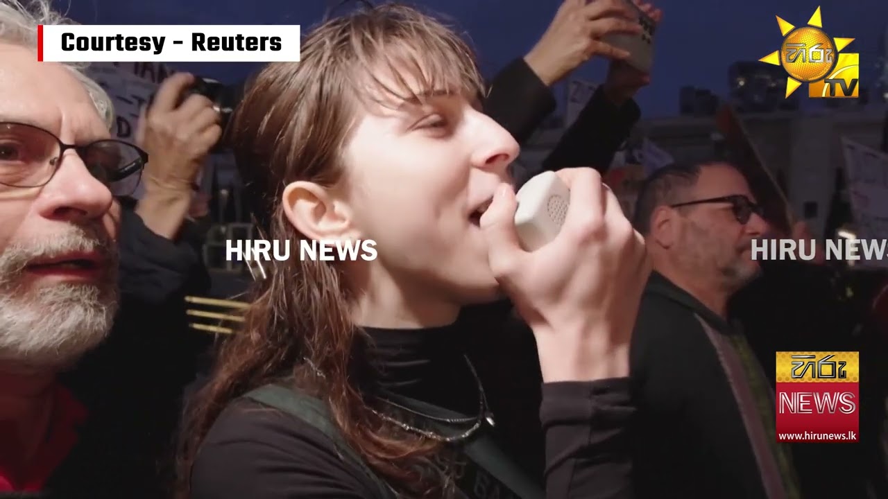 ටෙල් අවිව්හි පැවති යුද විරෝධී රැලියකදී ඊශ්‍රායල විරෝධතාකරුවන් පොලිසිය සමඟ ගැටෙයි - Hiru News