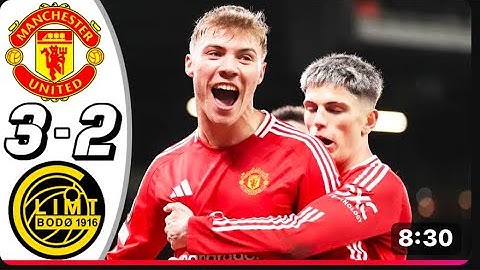 Manchester United vs Bodo Glimt 3-2Highlights & All Goals Today HD