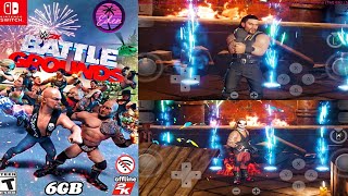 WWE 2K Battleground Eden Emulador Android Test | Roman Reings Vs. The Fiend | Gameplay  screenshot 2