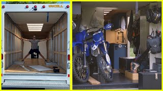 DIY Box Van Dirtbike Camper | Full Build Start to Finish