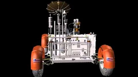 Lunar Roving Vehicle 360 Spin Animation