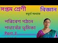 জৈব যৌগ কার্বোহাইড্রেট প্রোটিন ফ্যাট|পরিবেশ গঠনে পদার্থের ভূমিকাPart 2|Class 7Science Chapter4WBBSE